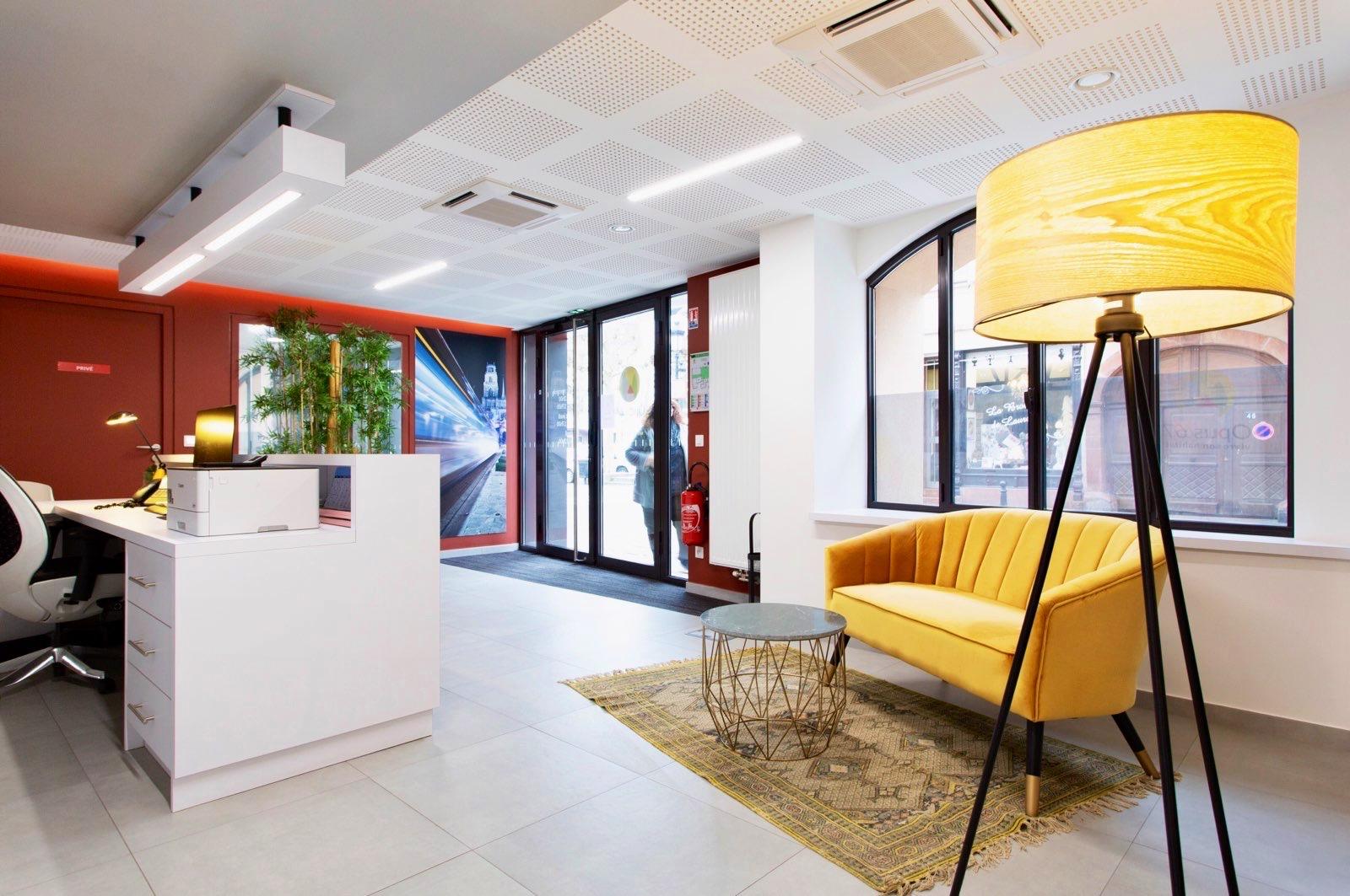 Création d'espaces d'accueil clientèle